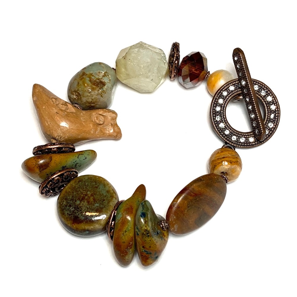 JEWELRY SALE! Handmade multi stone bracelet